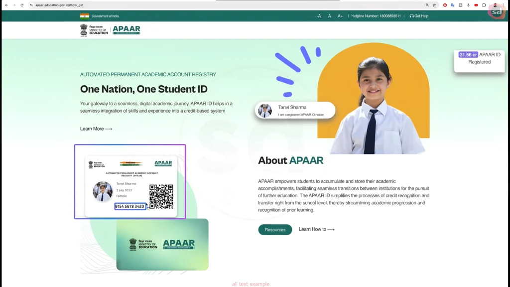 Apaar ID Card Login, Registration, Full Form, Download