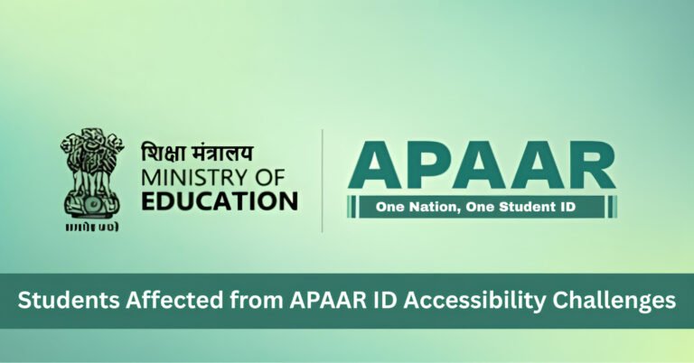 Students Affected from APAAR ID Accessibility Challenges