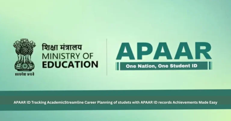 Streamline Career Planning of studets with APAAR ID
