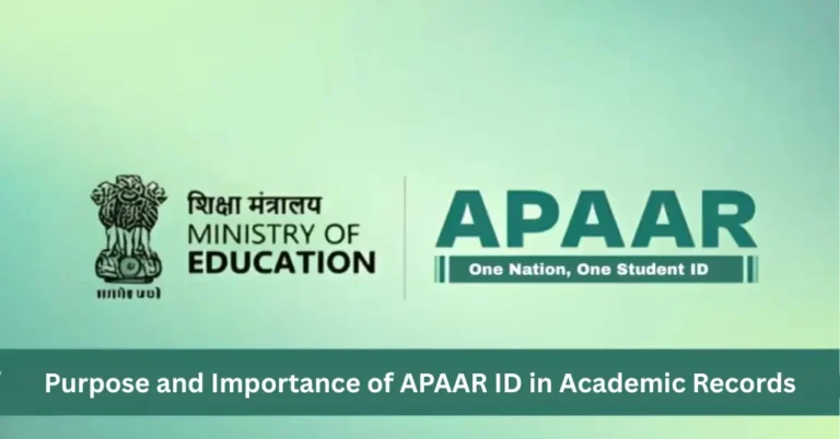 Purpose and Importance of APAAR ID in Academic Records